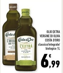 Conad Margherita Costa d'oro olio extravergine di oliva offerta
