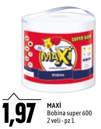 MAXÌ Bobina super 600 2 veli-pz1