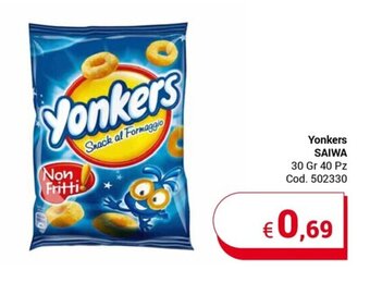 Centro Cash Yonkers SAIWA 30 Gr 40 Pz offerta