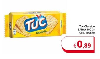 Centro Cash Tuc Classico SAIWA 100 Gr offerta