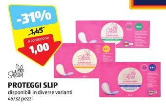 ALDI Satessa PROTEGGI SLIP 45/32 pezzi offerta