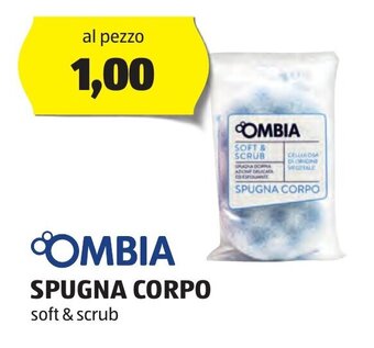 ALDI OMBIA SPUGNA CORPO soft & scrub offerta