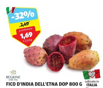 ALDI FICO D'INDIA DELL'ETNA DOP 800 G offerta
