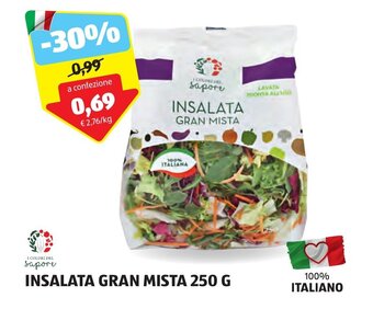 ALDI INSALATA GRAN MISTA 250 G offerta