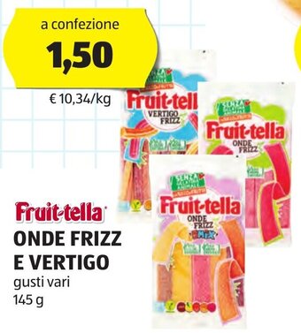 Fruit-tella ONDE FRIZZ E VERTIGO 145 g