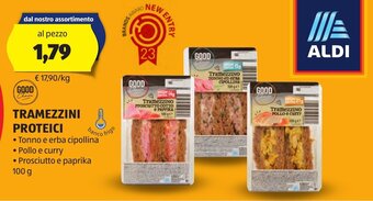 ALDI GOOD Choice TRAMEZZINI PROTEICI 100 g offerta