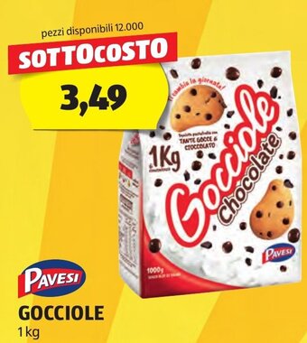 ALDI PAVESI GOCCIOLE 1 kg offerta