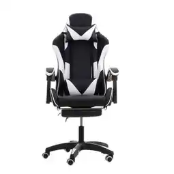 Franzy's Enrico coveri sedia gaming white/black 61x63x117 offerta