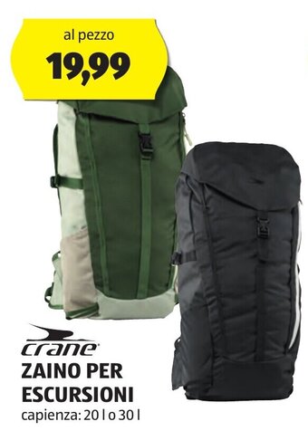 ALDI Crane ZAINO PER ESCURSIONI offerta