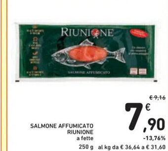 Spazio Conad SALMONE AFFUMICATO RIUNIONE a fette 250 g offerta