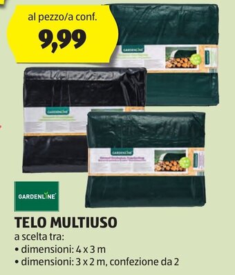 ALDI GARDENLINE TELO MULTIUSO offerta