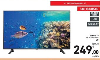 Spazio Conad SMART TV 43" 43UQ70006 LG offerta
