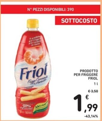 Spazio Conad PRODOTTO PER FRIGGERE FRIOL 1 l offerta