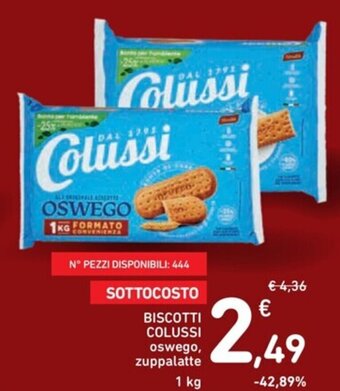 Spazio Conad BISCOTTI COLUSSI 1 kg offerta