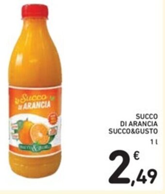 Spazio Conad SUCCO DI ARANCIA SUCCO&GUSTO 1 l offerta