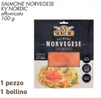 Spazio Conad SALMONE NORVEGSE KV NORDIC affumicato 100 g offerta