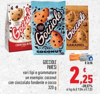 Spazio Conad GOCCIOLE PAVESI 320 g offerta