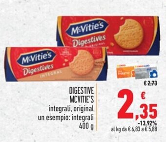 DIGESTIVE MCVITIE'S 400 g