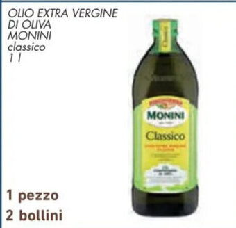Spazio Conad OLIO EXTRA VERGINE DI OLIVA MONINI classico 1 l offerta