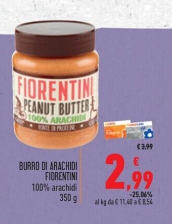 BURRO DI ARACHIDI FIORENTINI 350 g