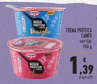 Spazio Conad CREMA PROTEICA CAMEO vari tipi 200 g offerta