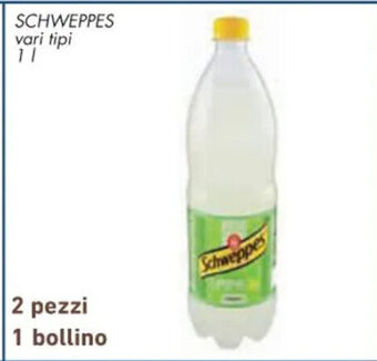 Spazio Conad SCHWEPPES vari tipi 1 l offerta
