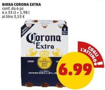 PENNY BIRRA CORONA EXTRA conf. da 6 pz 6 x 33 cl offerta