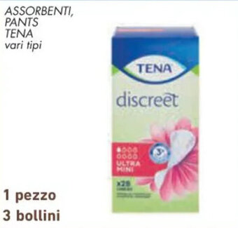Spazio Conad ASSORBENTI, PANTS TENA vari tipi offerta