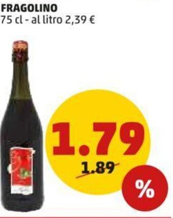 PENNY FRAGOLINO 75 cl offerta