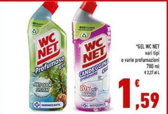 Conad GEL WC NET vari tipi e varie profumazioni 700 ml offerta