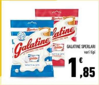Conad GALATINE SPERLARI vari tipi offerta