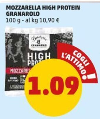 PENNY MOZZARELLA HIGH PROTEIN GRANAROLO 100 g offerta