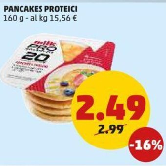 PENNY PANCAKES PROTEICI 160 g offerta