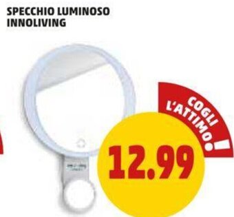 PENNY SPECCHIO LUMINOSO INNOLIVING offerta