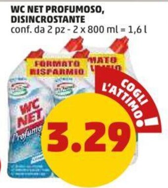PENNY WC NET PROFUMOSO, DISINCROSTANTE conf. da 2 pz - 2 x 800 ml offerta
