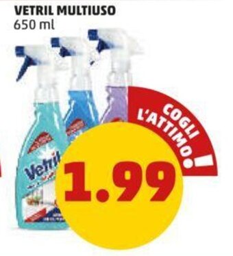 PENNY VETRIL MULTIUSO 650 ml offerta