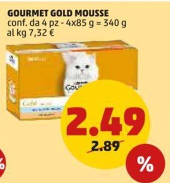 GOURMET GOLD MOUSSE conf. da 4 pz - 4x85 g