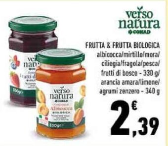 Conad FRUTTA & FRUTTA BIOLOGICA - 340 g offerta