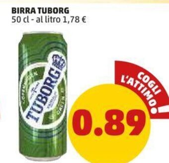 PENNY BIRRA TUBORG 50 cl offerta