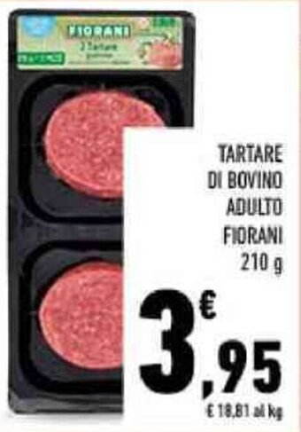Conad TARTARE DI BOVINO ADULTO FIORANI 210 g offerta