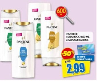 Risparmio Casa PANTENE *SHAMPOO 600 ML BALSAMO 600 ML offerta