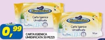 Risparmio Casa CARTA IGIENICA UMIDIFICATA 50 PEZZI offerta