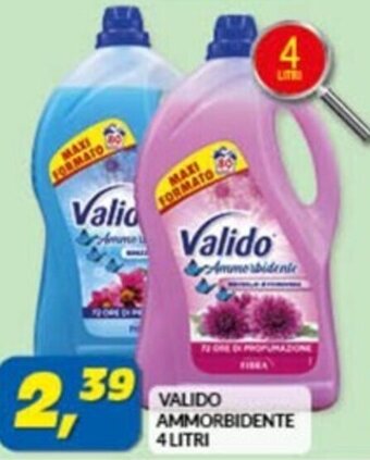 Risparmio Casa VALIDO AMMORBIDENTE 4 LITRI offerta