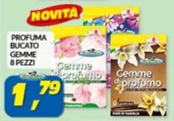 Risparmio Casa PROFUMA BUCATO GEMME 8 PEZZI offerta