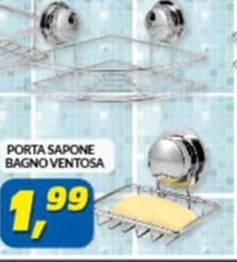 Risparmio Casa PORTA SAPONE BAGNO VENTOSA offerta