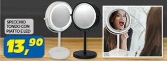 Risparmio Casa SPECCHIO TONDO CON PIATTO E LED offerta