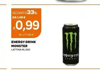 Ekom Monster Energy drink offerta