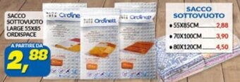 Risparmio Casa SACCO SOTTOVUOTO LARGE 55X85 ORDISPACE offerta