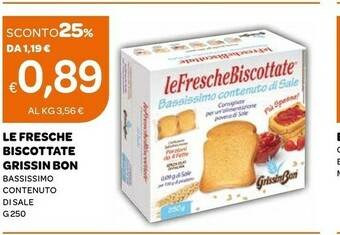 Ekom Grissin bon Fette biscottate offerta