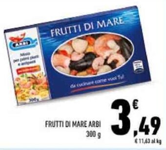 Conad FRUTTI DI MARE ARBI 300 g offerta